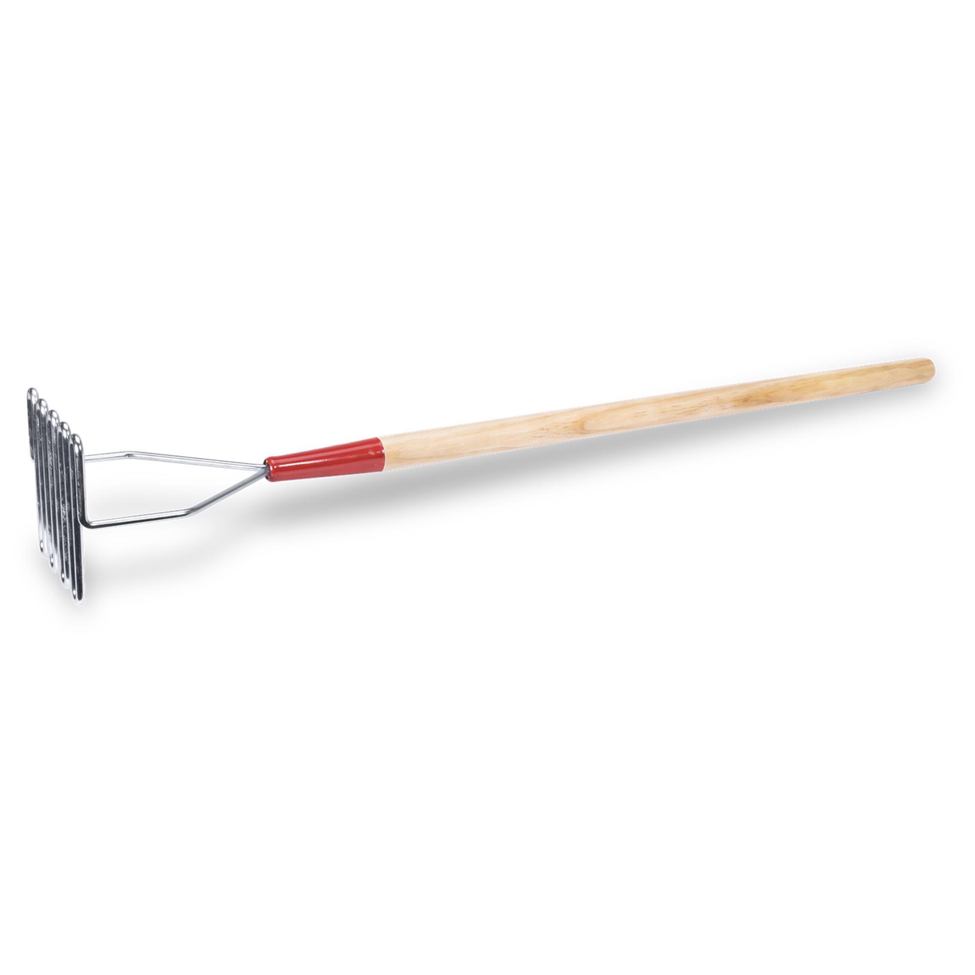 Wal-Board Hand Mixer — 37in. Length, Square Head, Wooden Handle, Model# 042-004